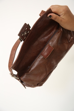 Imagem do Bolsa couro marrom italiana