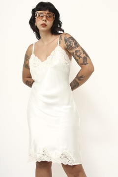 Camisola renda chic perola vintage