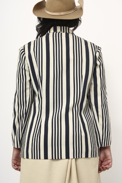 Blazer listras vintage forrado - loja online