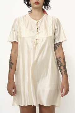 Camisola perola vintage renda - comprar online