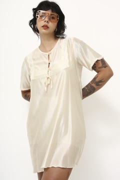 Imagem do Camisola perola vintage renda