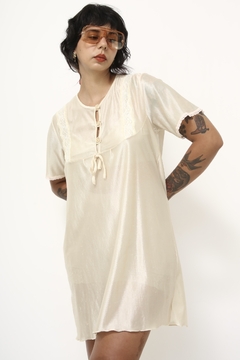Camisola perola vintage renda