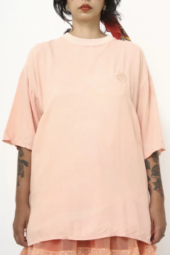 Blusa laranja viscose vintage - loja online