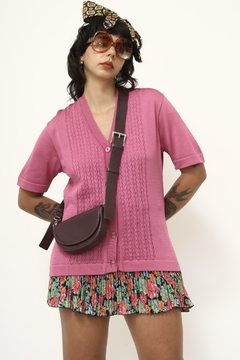 Bolsa zara uva couro fake vintage - Capichó Brechó