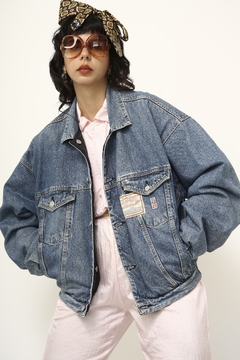 Jaqueta jeans EUROPE STAROUP dupla face - Capichó Brechó