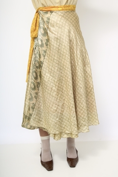 Saia envolope dupla face vintage - comprar online