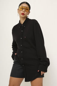 Camisa polo Play manga longa preta - loja online