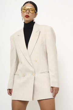 Blazer Poliester e linho classico vintage - loja online