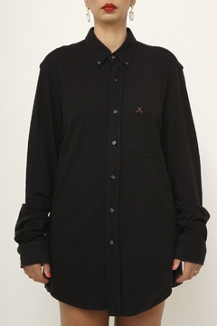 Camisa polo Play manga longa preta - loja online