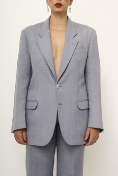 Conjunto Calça + Blazer azul vintage - comprar online
