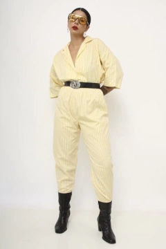 Imagem do Conjunto amarelo listras vintage