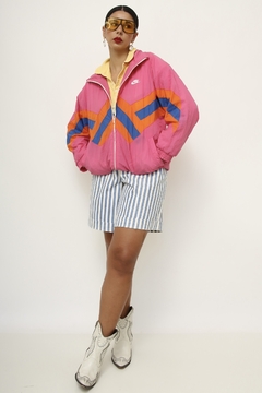 Jaqueta NIKE KOREA tricolor vintage - Capichó Brechó
