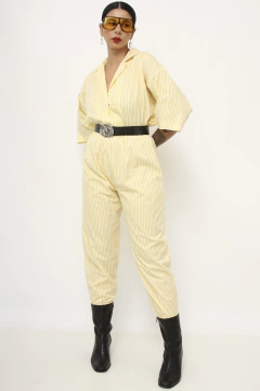 Imagem do Conjunto amarelo listras vintage
