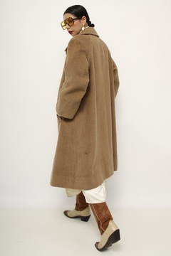 Maxi casaco camelo
