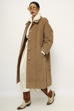 Maxi casaco camelo - comprar online