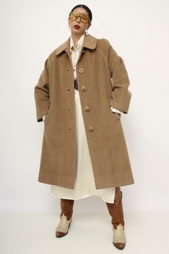 Maxi casaco camelo - comprar online