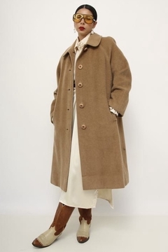 Maxi casaco camelo