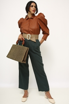 BOLSA RUSTICA ALÇA MADEIRA - comprar online