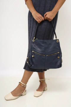 Bolsa MICHAEL KORS couro marinho - loja online