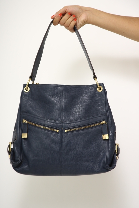 Bolsa MICHAEL KORS couro marinho