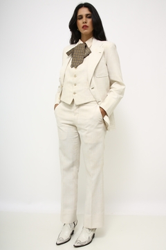Conjunto tres peças Blazer + Colete + Calça 36
