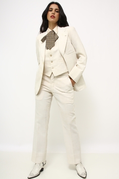 Conjunto tres peças Blazer + Colete + Calça 36 na internet