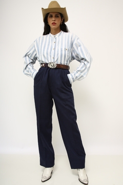 Camisa listras vintage algodão - comprar online