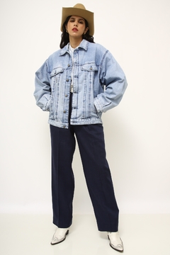 Imagem do Jaqueta jeans forro estampada