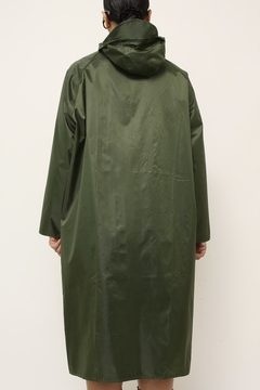 Capa de chuva verde aba bone touca na internet