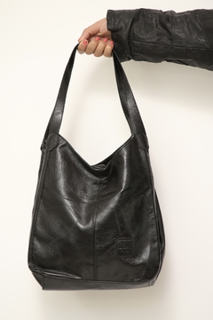 Imagem do Bolsa sacola couro mão