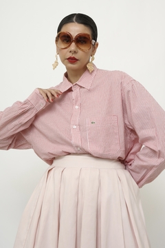 Camisa manga longa lascoste listras - comprar online
