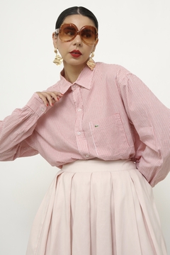 Camisa manga longa lascoste listras