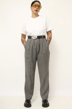 Imagem do Calça xadrez cintura alta