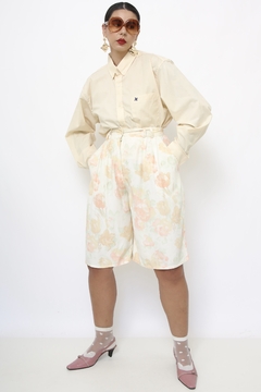 Imagem do Bermuda flores candy midi vintage