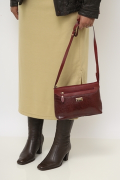 Bolsa bordo couro MAIART 1994 - comprar online