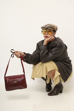 Bolsa bordo couro MAIART 1994 - loja online