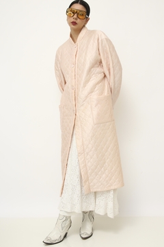 Robe matelasse rosa vintage acetinado cea vintage - loja online