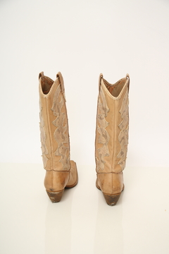 Bota bege western classica cobra 36 - Capichó Brechó