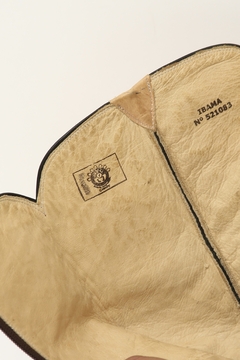 Bota marrom croco com bege vintage 38 - loja online