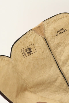 Bota marrom croco com bege vintage 38 - loja online