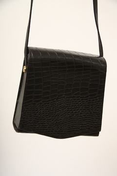 Bolsa quadradada couro croco - comprar online