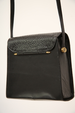 Bolsa quadradada couro croco - loja online