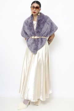 Estoula roxainha pelucia vintage - comprar online