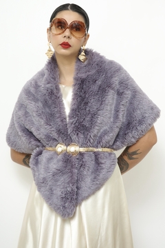 Estoula roxainha pelucia vintage - loja online