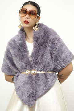 Estoula roxainha pelucia vintage - comprar online