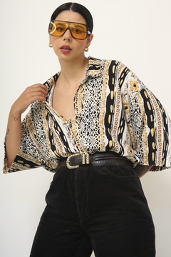 Camisa estampa de onça vintage - comprar online
