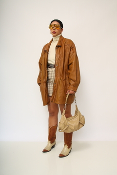 Bolsa bege vintage ombro - comprar online
