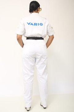 Macacão VARIG algodão vintage C.G.C COLECIONADOR