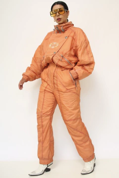 Macacão de sky laranja nylon acolchoado SANTIAGO - comprar online