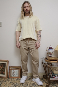 Camiseta listras amarela zara - comprar online